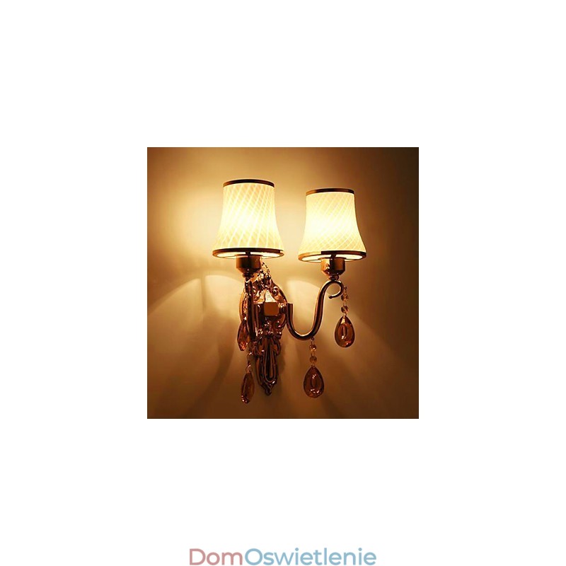 Nowoczesna, galwanizowana cecha do ochrony oczu kryształowych, oświetlenie ścienne Ambient Light