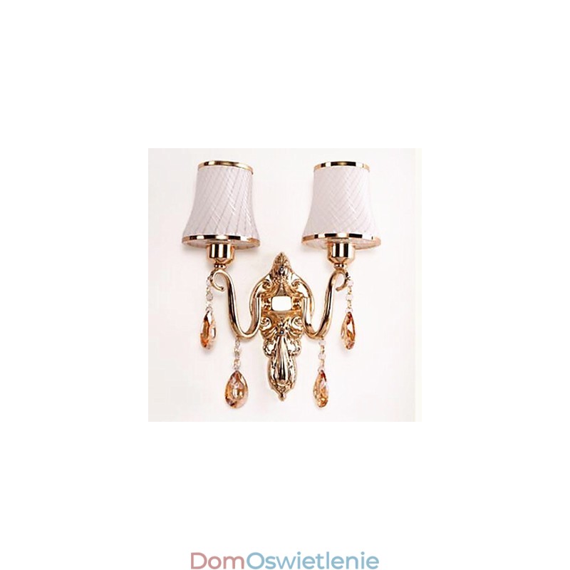 Nowoczesna, galwanizowana cecha do ochrony oczu kryształowych, oświetlenie ścienne Ambient Light