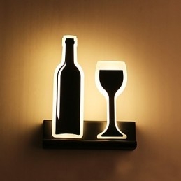 Zintegrowana, nowoczesna, współczesna, współczesna, nowoczesna, współczesna funkcja malowania dla kinkietów ściennych z oświetleniem otoczenia