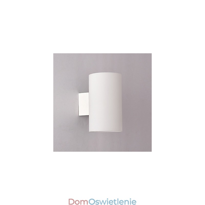 Szklana lampa ścienna do metalowej podstawy i szklanego klosza do sypialni