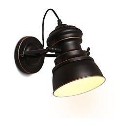 Kinkiety ścienne z metalu w stylu vintage, lampa ścienna w stylu industrialnym, lampa Simplicity do oświetlenia kawiarni, klubu i baru