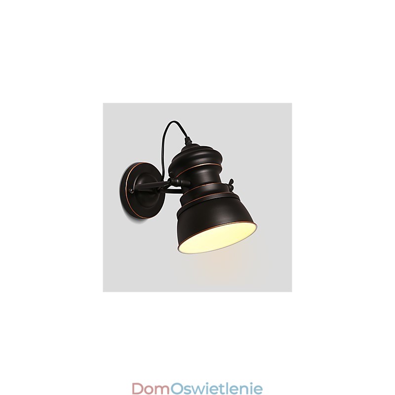 Kinkiety ścienne z metalu w stylu vintage, lampa ścienna w stylu industrialnym, lampa Simplicity do oświetlenia kawiarni, klubu i baru