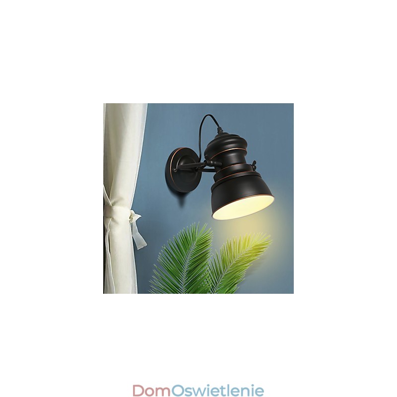 Kinkiety ścienne z metalu w stylu vintage, lampa ścienna w stylu industrialnym, lampa Simplicity do oświetlenia kawiarni, klubu i baru