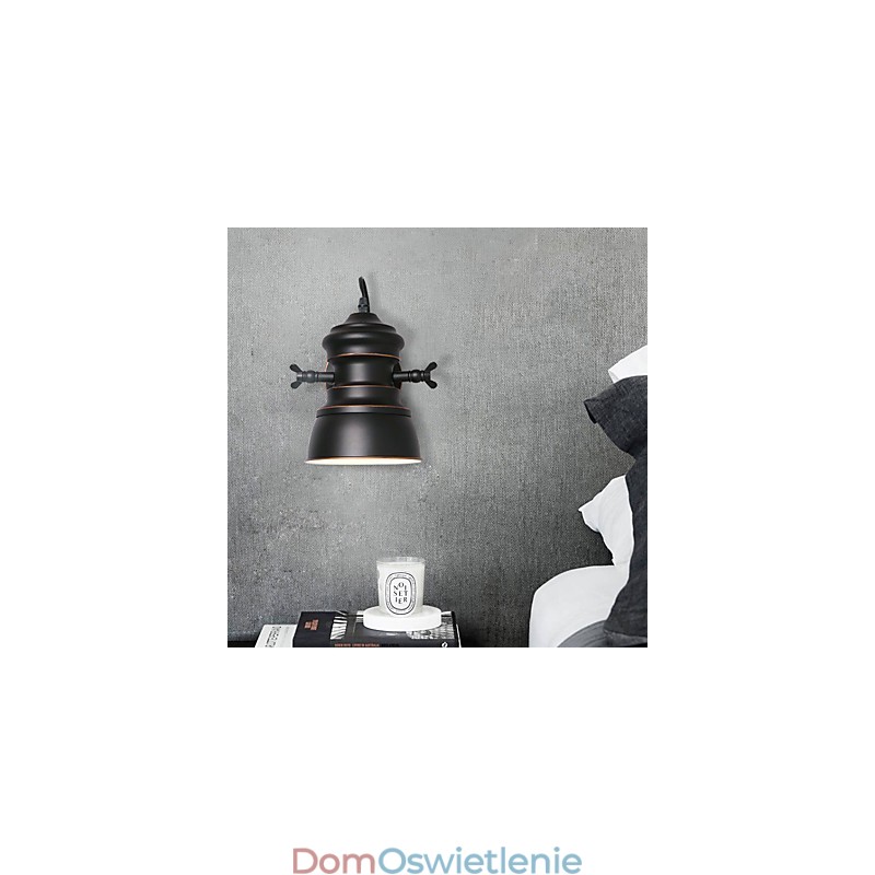 Kinkiety ścienne z metalu w stylu vintage, lampa ścienna w stylu industrialnym, lampa Simplicity do oświetlenia kawiarni, klubu i baru