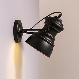 Kinkiety ścienne z metalu w stylu vintage, lampa ścienna w stylu industrialnym, lampa Simplicity do oświetlenia kawiarni, klubu i baru