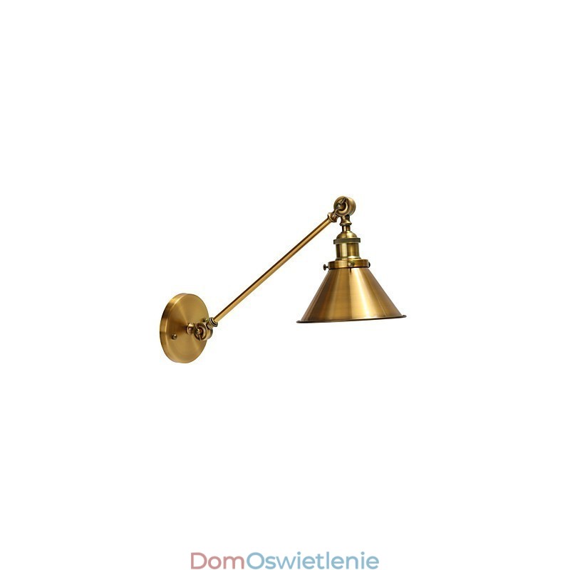 Vintage Metalowy Kinkiet Ścienny Zamontowany Retro Industrialny Klosz Lampy Ściennej Regulowane Oświetlenie Nocne