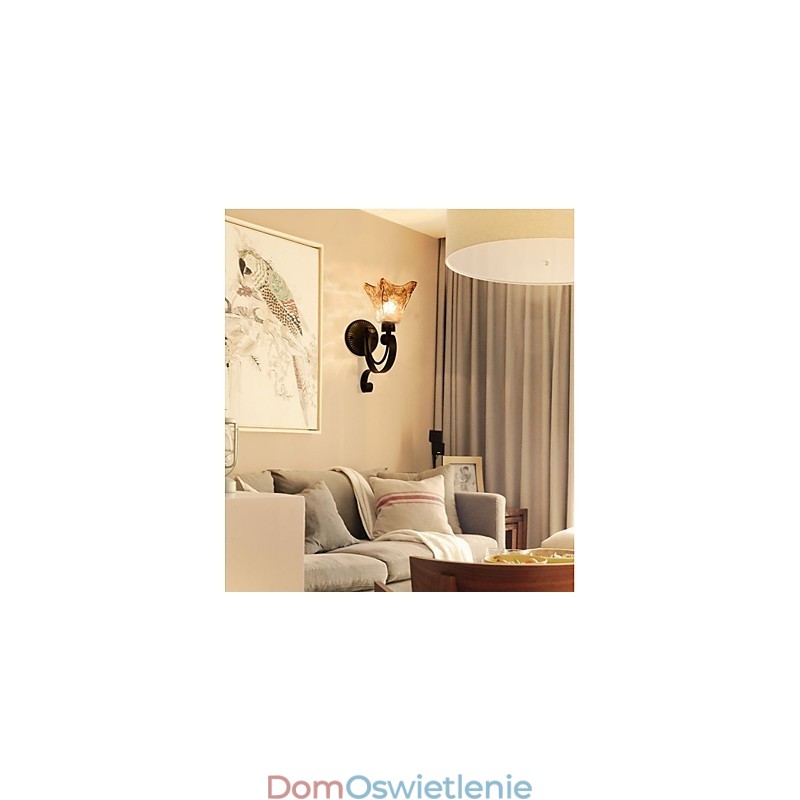 Kinkiet Prosta lampa do salonu Żelazo Dekoracyjna lampa nocna do sypialni Lampa korytarzowa