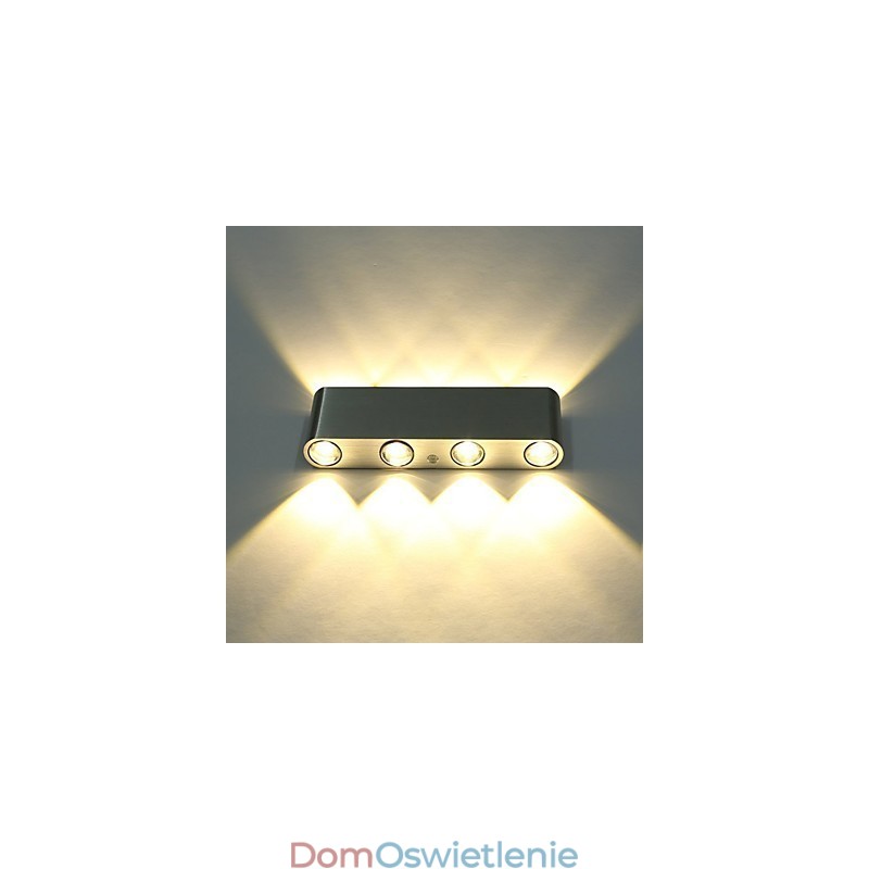 Nowoczesna lampa ścienna do korytarza, lampa ścienna do korytarza, oświetlenie dekoracyjne aluminiowe, zintegrowane