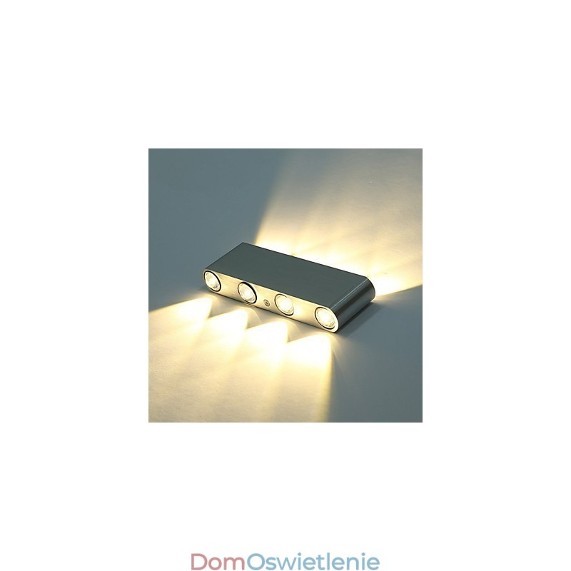 Nowoczesna lampa ścienna do korytarza, lampa ścienna do korytarza, oświetlenie dekoracyjne aluminiowe, zintegrowane