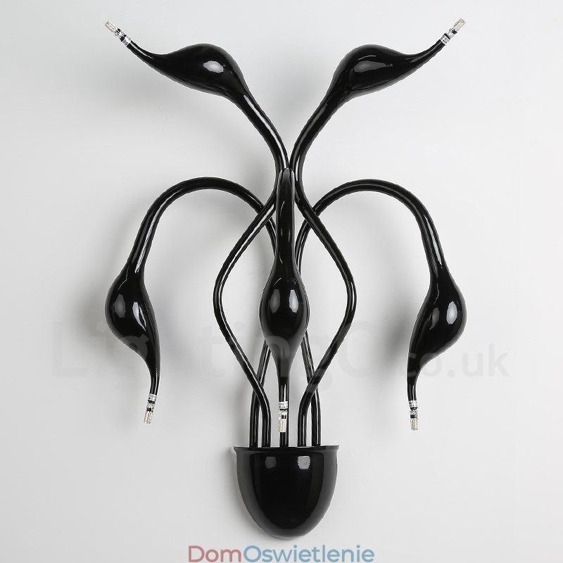 Swan Head Modern Contemporary Multi Colors Ambient Light Kinkiety ścienne Kinkiet
