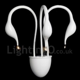 Swan Head Modern Contemporary Multi Colors Ambient Light Kinkiety ścienne Kinkiet
