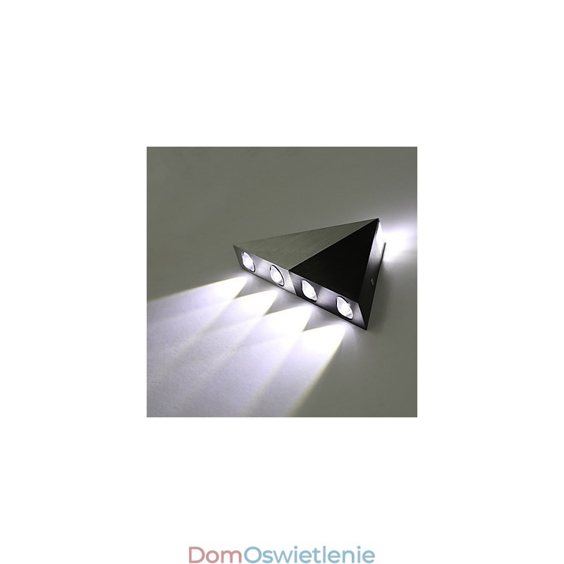 Nowoczesny trójkątny kinkiet ścienny oprawa świetlna do korytarza wewnętrznego lampa ścienna góra dół światło punktowe aluminiowe oświetlenie dekoracyjne do studia restauracja