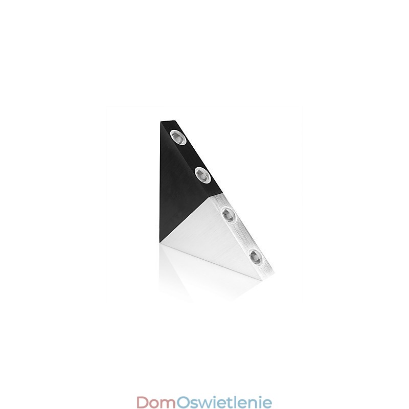 Nowoczesny trójkątny kinkiet ścienny oprawa świetlna do korytarza wewnętrznego lampa ścienna góra dół światło punktowe aluminiowe oświetlenie dekoracyjne do studia restauracja
