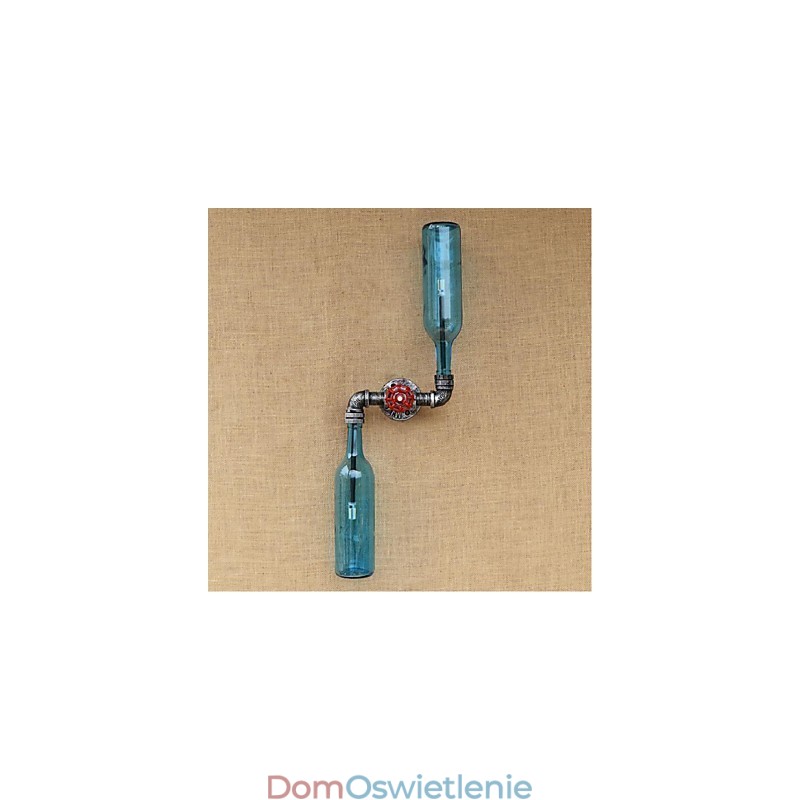Rustykalny domek z mosiądzu Cecha dla kinkietów ściennych z oświetleniem otoczenia Światło ścienne niebieskie