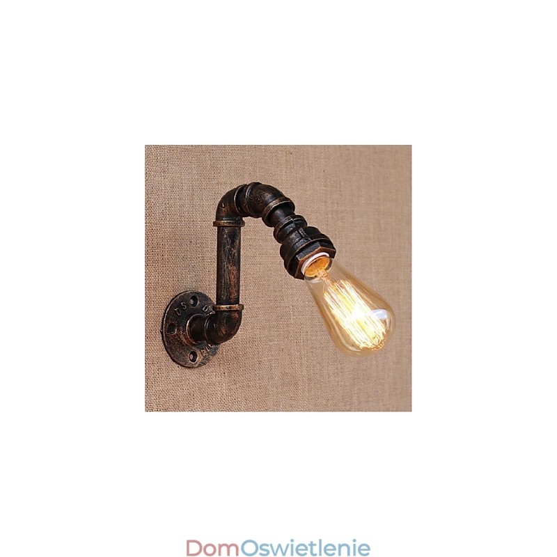 Nostalgia Prosta Fajka Wodna Dekoracyjna Mała Lampa Ścienna Lampa Ścienna