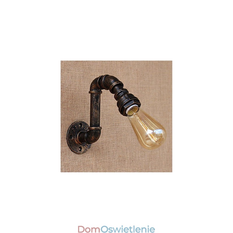 Nostalgia Prosta Fajka Wodna Dekoracyjna Mała Lampa Ścienna Lampa Ścienna