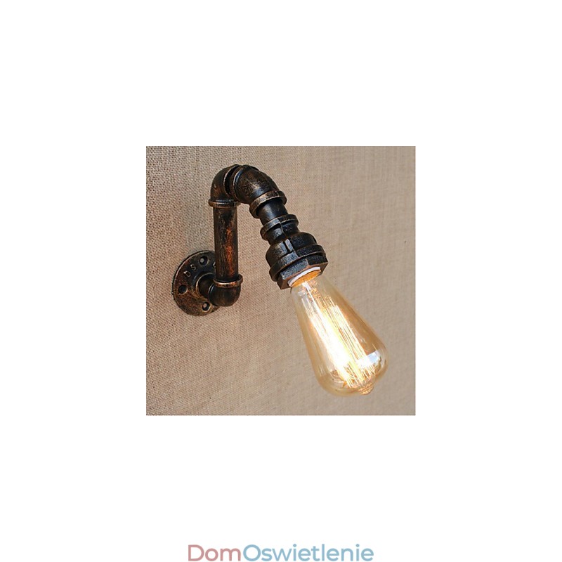 Nostalgia Prosta Fajka Wodna Dekoracyjna Mała Lampa Ścienna Lampa Ścienna
