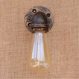 Nostalgia Prosta Fajka Wodna Dekoracyjna Mała Lampa Ścienna Lampa Ścienna