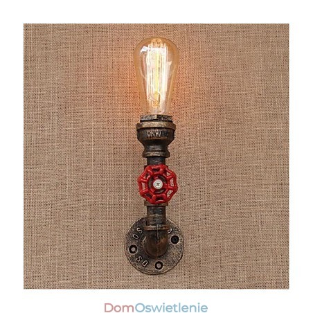 Nostalgia Prosta Fajka Wodna Dekoracyjna Mała Lampa Ścienna Lampa Ścienna Nostalgia Prosta Fajka Wodna Dekoracyjna Mała Lampa Ścienna Lampa Ścienna