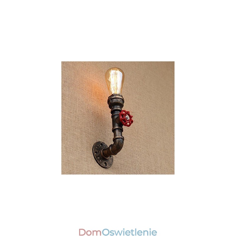 Nostalgia Prosta Fajka Wodna Dekoracyjna Mała Lampa Ścienna Lampa Ścienna