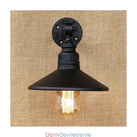 Kinkiet ścienny w stylu industrialnym Nordic Water Pipe Wall Light Black Kinkiet ścienny w stylu industrialnym Nordic Water Pipe Wall Light Black
