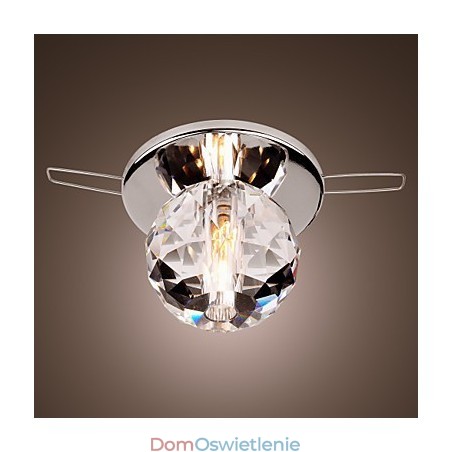 Nowoczesny współczesny kryształowy mini styl chromowany metalowy montaż podtynkowy Nowoczesny współczesny kryształowy mini styl chromowany metalowy montaż podtynkowy