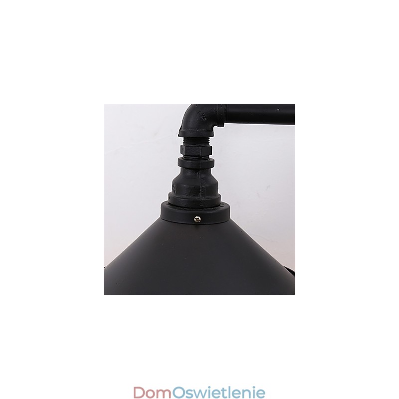 2 Heads Retro Industrial Pipe Wall Lights Simple Loft Black Metal Jadalnia Kuchnia Bar Kawiarnia Dekoracja oświetlenie