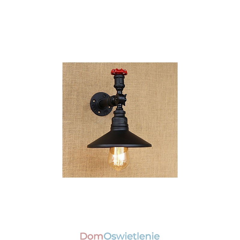 Retro Restaurant Edison Industrial Hoses Pojedyncza Głowica Ozdobna Lampa Ścienna
