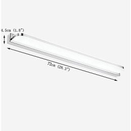 Długa wysokiej jakości lampa lustrzana do łazienki, lampa ścienna