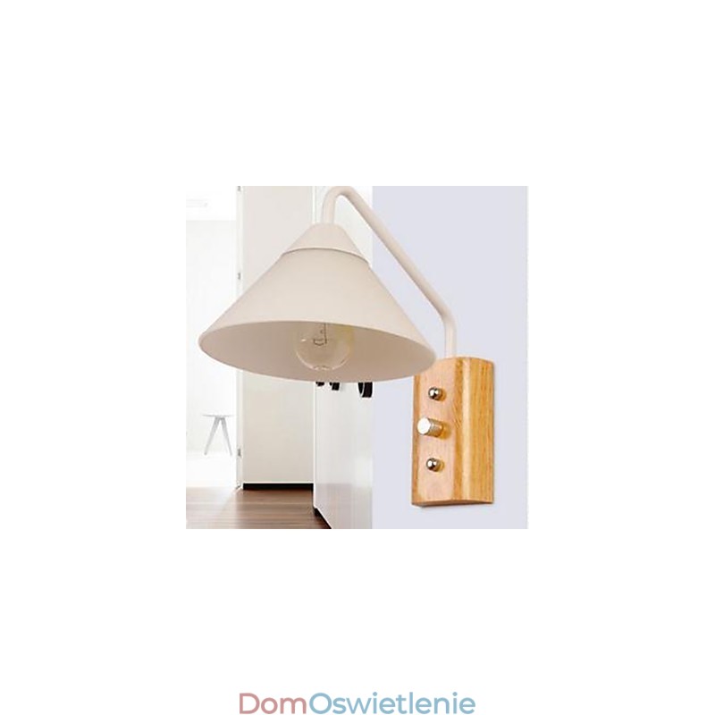 Japoński Koreański Korytarz Ganek Schody Sypialnia Lampka nocna Lampa ścienna Szkło Drewno