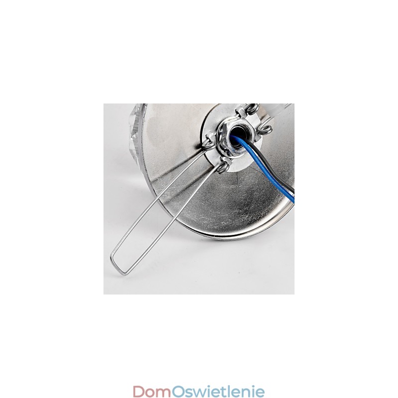Nowoczesny współczesny kryształowy mini styl chromowany metalowy montaż podtynkowy