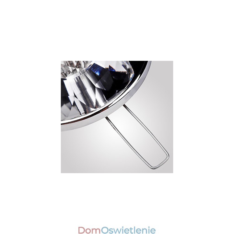 Nowoczesny współczesny kryształowy mini styl chromowany metalowy montaż podtynkowy