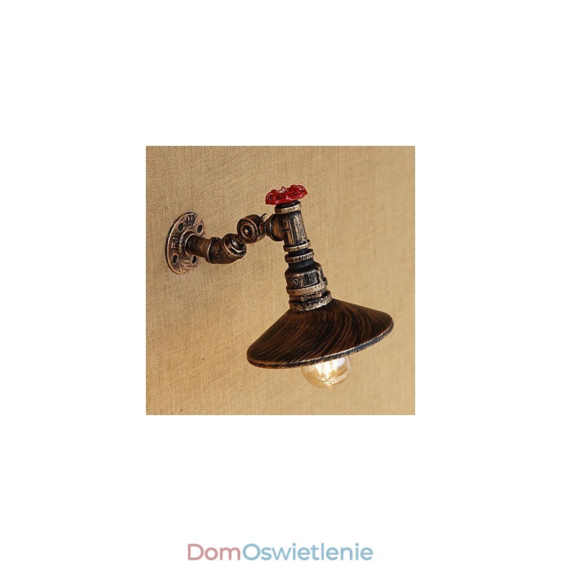 Cecha malowania w stylu retro w stylu wiejskim dla miniaturowych obrotowych lamp ściennych z wysięgnikiem