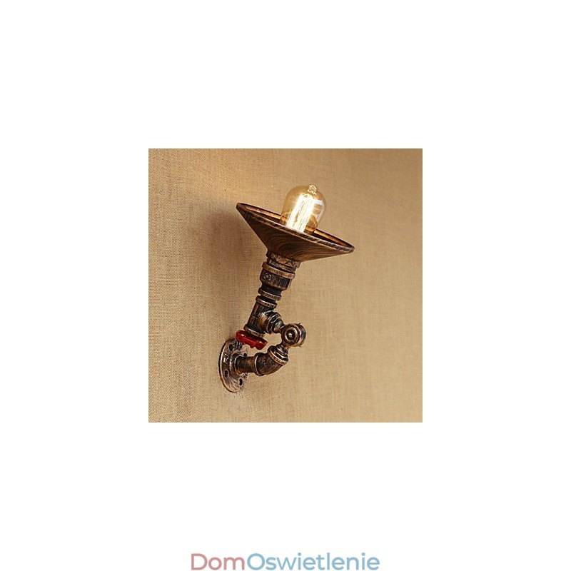 Cecha malowania w stylu retro w stylu wiejskim dla miniaturowych obrotowych lamp ściennych z wysięgnikiem