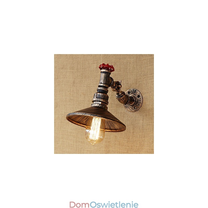 Cecha malowania w stylu retro w stylu wiejskim dla miniaturowych obrotowych lamp ściennych z wysięgnikiem