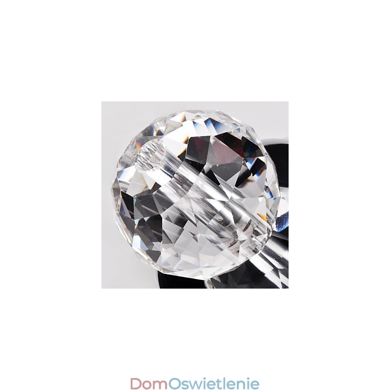 Nowoczesny współczesny kryształowy mini styl chromowany metalowy montaż podtynkowy