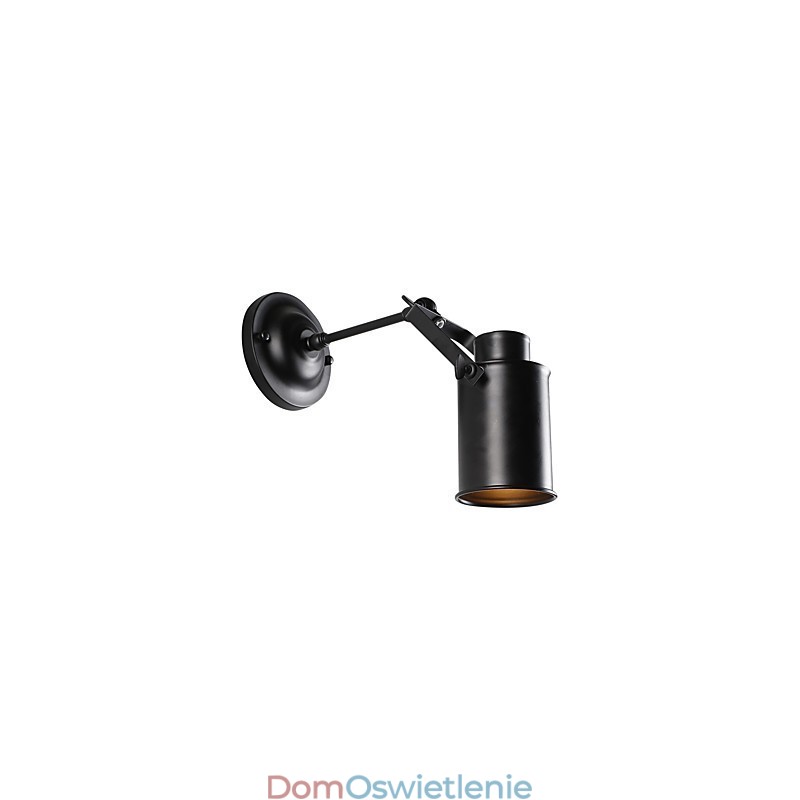 Vintage Black Metal Loft Kinkiet Salon Jadalnia Korytarz Kawiarnia Bary Bar Lampa ścienna