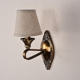Tradycyjna klasyczna galwanizowana cecha do ochrony oczu Kinkiety ścienne Downlight Kinkiet