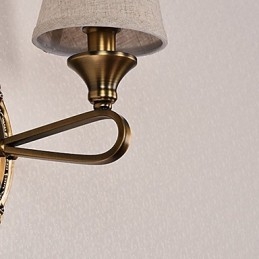 Tradycyjna klasyczna galwanizowana cecha do ochrony oczu Kinkiety ścienne Downlight Kinkiet