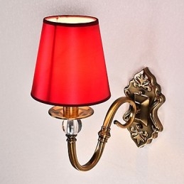 Tradycyjna klasyczna galwanizowana cecha do ochrony oczu Kinkiety ścienne Downlight Kinkiet