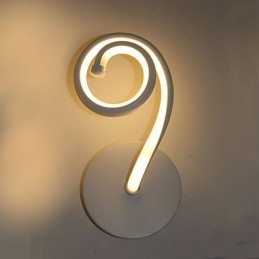 Prosta Nowoczesna Lampa Lampka Nocna Lampa Ścienna Lampa Aluminiowa Korytarz Balkon Oświetlenie