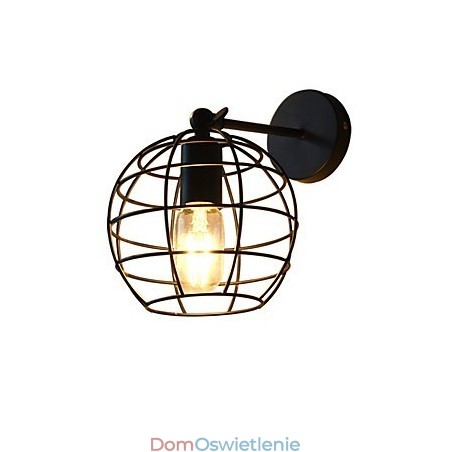 Cegły Pusta Okrągła Żelazna Lampa Ścienna Głupia Czarna Amerykańska Dekoracja Miecz Świetlny Lampa Na Ścianie