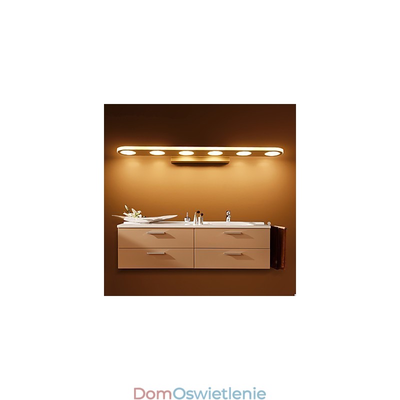 Zintegrowane nowoczesne współczesne oświetlenie łazienkowe Downlight Wall Light