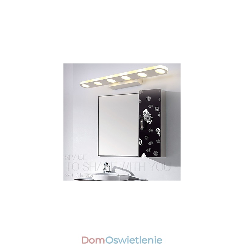 Zintegrowane nowoczesne współczesne oświetlenie łazienkowe Downlight Wall Light