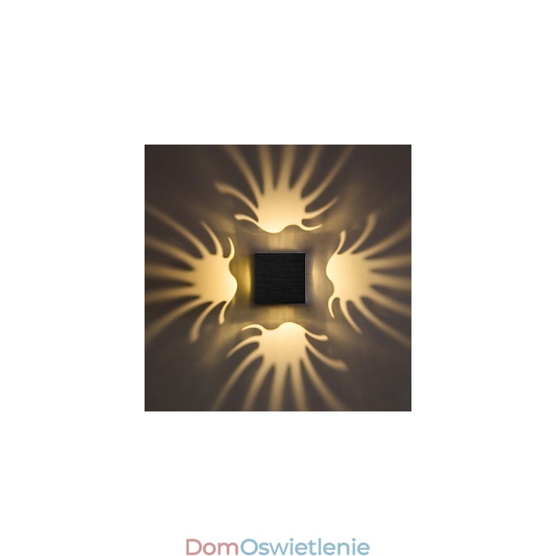 Nowoczesna lampa ścienna aluminiowa do montażu na ścianie, udekoruj ściany