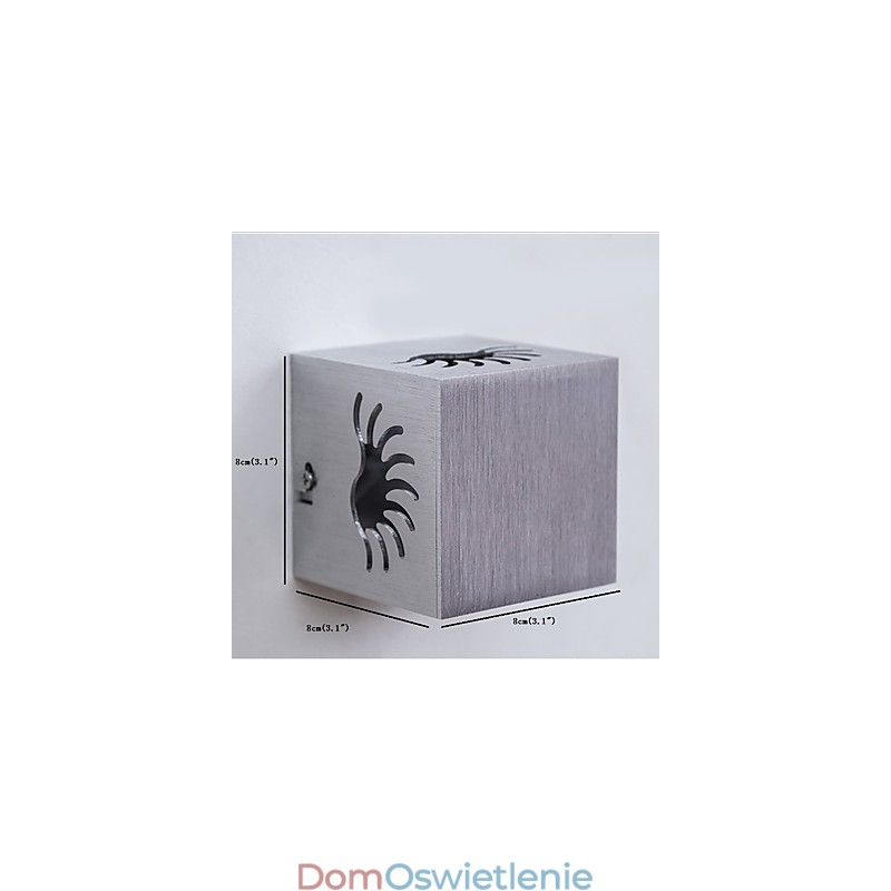 Nowoczesna lampa ścienna aluminiowa do montażu na ścianie, udekoruj ściany