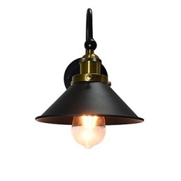 Kinkiet Kinkiety Ścienne Żelazo Ścienne Lampy Głupi Czarny Miecz Świetlny Lampa Na Ścianie