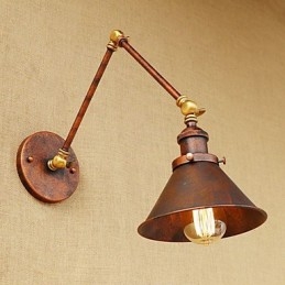 Kinkiet Mosiężny Vintage Industrial Kinkiet Światło Oświetlenie domowe Dekoracja wnętrz Kinkiet