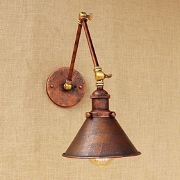Kinkiet Mosiężny Vintage Industrial Kinkiet Światło Oświetlenie domowe Dekoracja wnętrz Kinkiet