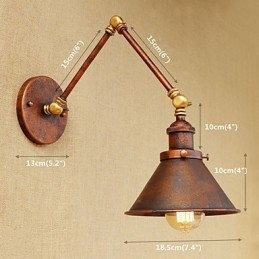 Kinkiet Mosiężny Vintage Industrial Kinkiet Światło Oświetlenie domowe Dekoracja wnętrz Kinkiet